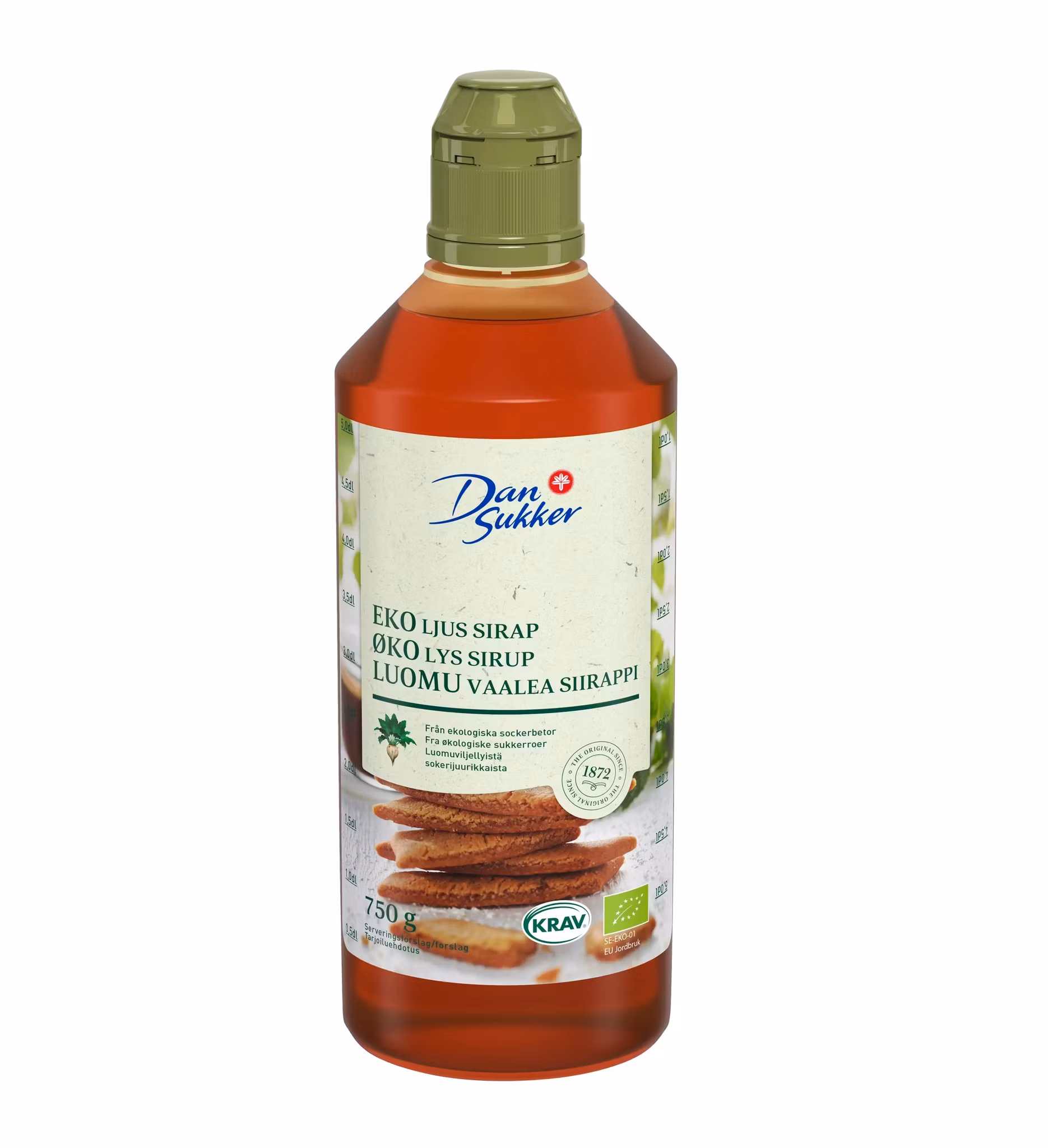 Dansukker Organic Light Syrup - 750 grams