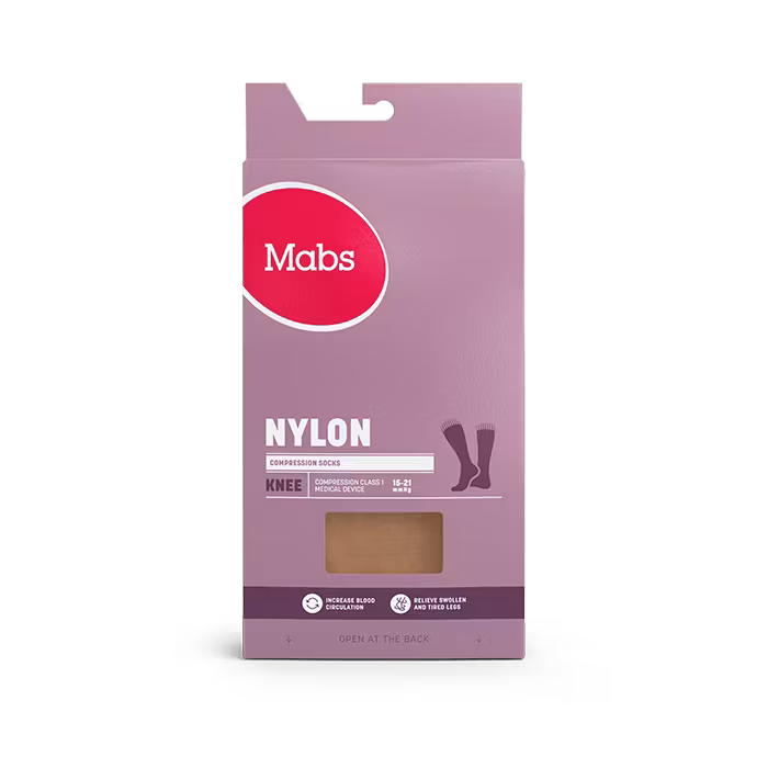 Chaussettes hautes en nylon Mabs