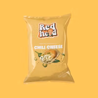 Redhead Potato Chips, Chili Cheese - 150 grams