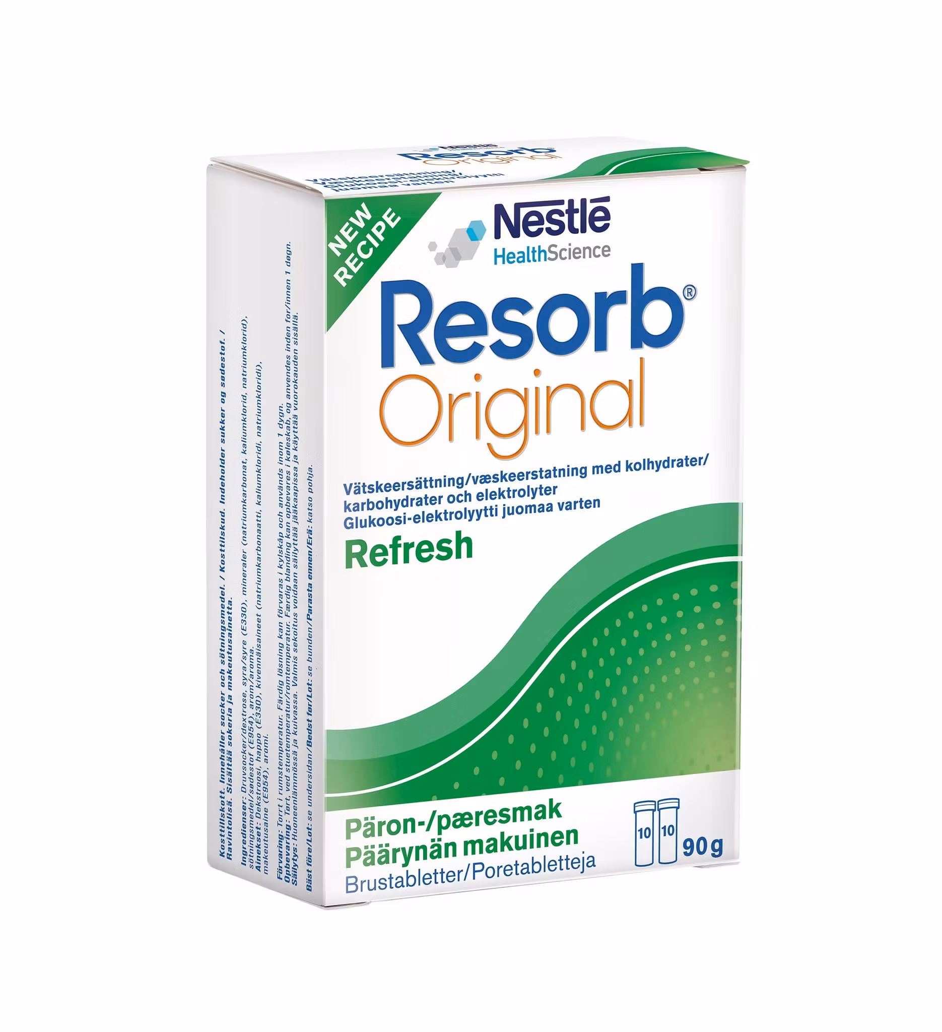 Resorb Poire, Substitut liquide - 20 comprimés effervescents