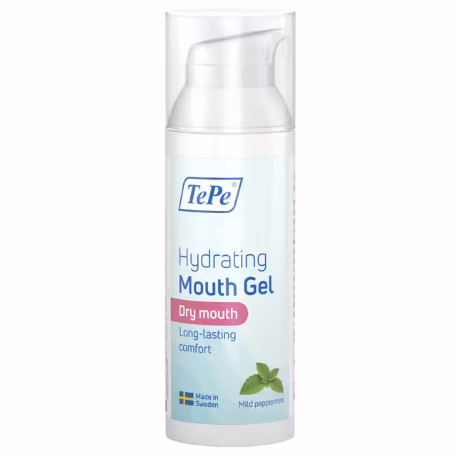 TePe® Gel Idratante per la Bocca, Menta Piperita Delicata - 50 ml