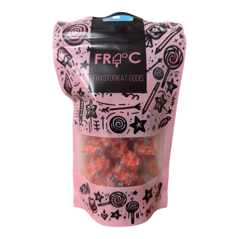 Virus zombi liofilizados Fryc (gomitas Nerds con sabor a frutos del bosque) - 50 gramos