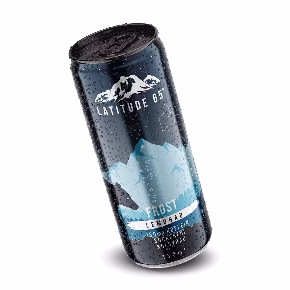 Boisson énergisante Latitude 65 Frost, limonade - 330 ml