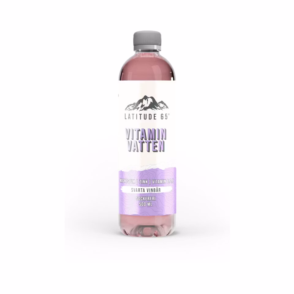 Latitude 65 Vitamin Water, Black Currant  - 500 ml
