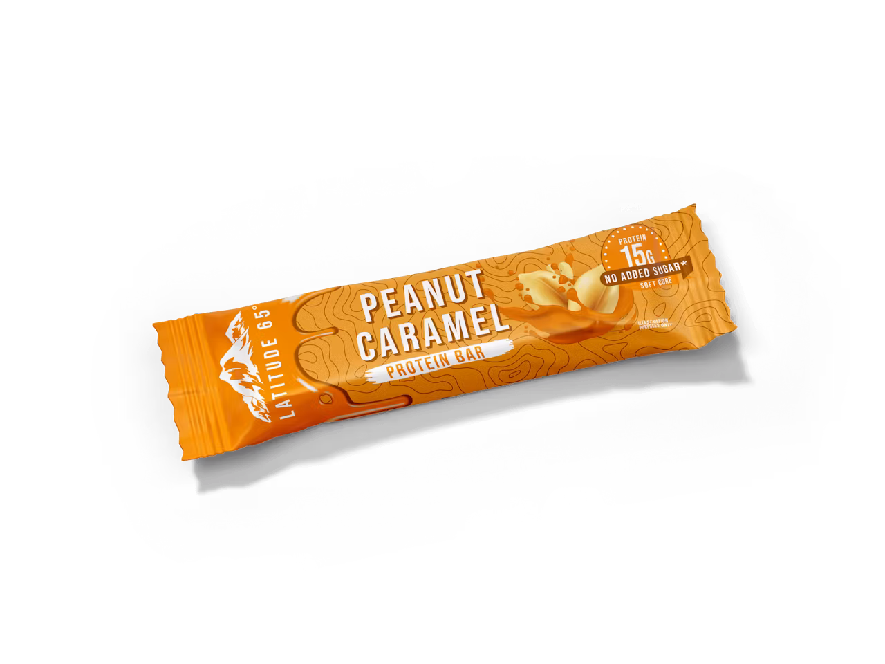 Latitude 65 Protein Bar, Peanut/Caramel - 45 grams