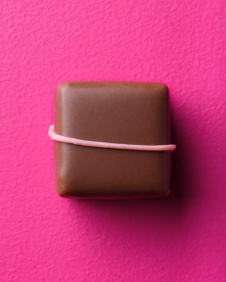 Caja de praliné con carta de amor de Mr Cake - 70 gramos