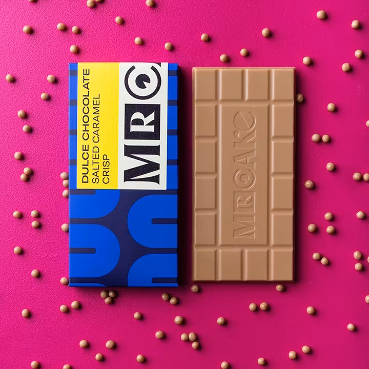 Mr Cake Dulce Chocolate bar, Salted Caramel Crisp - 95 grams