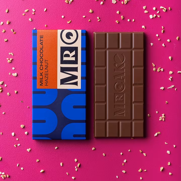 Mr Cake Milk Chocolate bar, Hazelnut - 95 grams