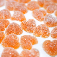 Mr Cake Gummy Hearts, Passion Fruit - 95 grams