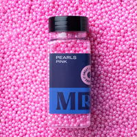 Mr Cake Sprinkles, Pink Pearls - 85 grams