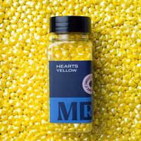 Mr Cake Sprinkles, Yellow Hearts - 85 grams