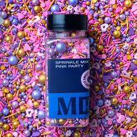 Mr Cake Sprinkle Mix, Pink Party - 85 grams