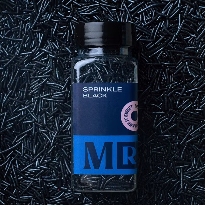 Mr Cake Sprinkles, Black - 85 grams