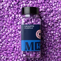 Mr Cake Sprinkles, Purple Hearts - 85 grams
