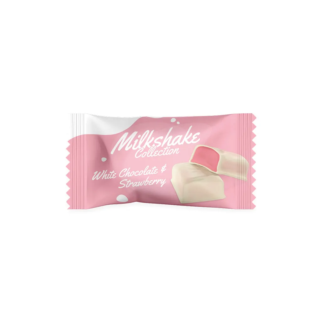 Mormor Lisas Milkshake Collection, White Chocolate & Strawberry