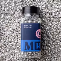 Mr Cake Sprinkles, Silver Stars - 85 grams