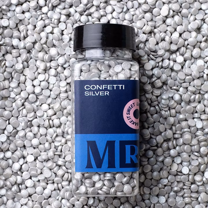 Mr Cake Sprinkles, Silver Confetti - 85 grams