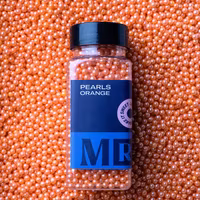 Mr Cake Sprinkles, Orange Pearls - 85 grams