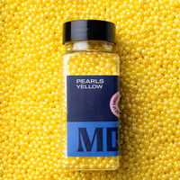 Mr Cake Sprinkles, Yellow Pearls - 85 grams