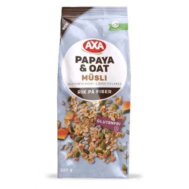 AXA Muesli senza glutine, Papaya e Avena - 350 grammi