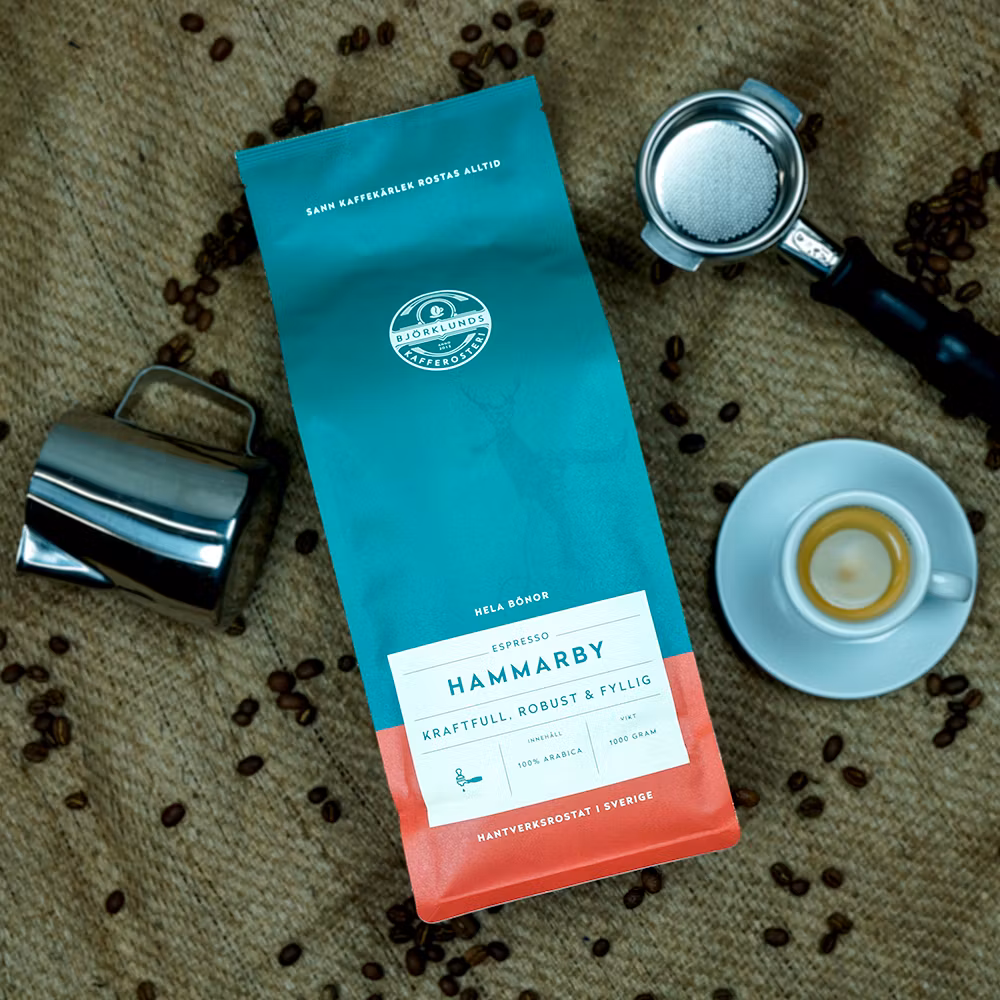 Björklunds Kafferosteri Hammarby Whole Beans - 1000 grams