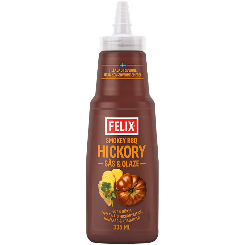 Felix BBQ Sauce, Smokey Hickory - 335 ml