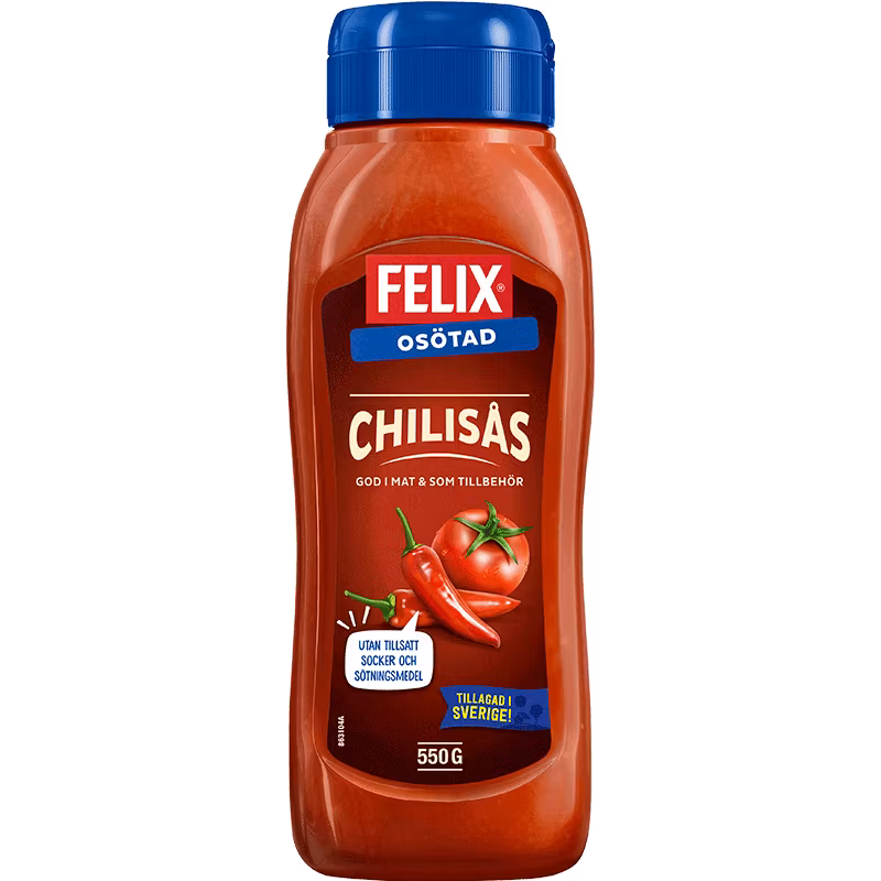 Salsa de chile Felix sin azúcar - 550 gramos