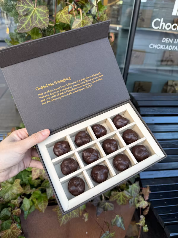 Chocolatte Triple Nut Dark Chocolate Pralines - 12 pcs