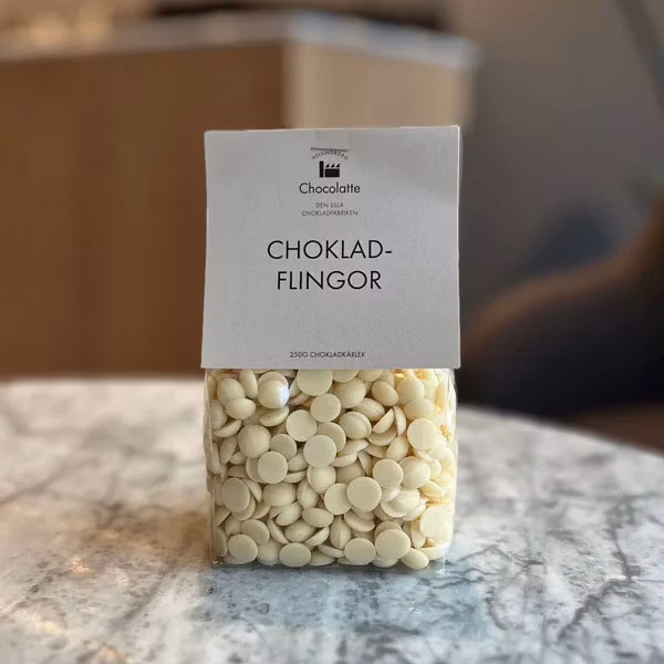 Flocons de chocolat blanc Chocolatte - 250 grammes