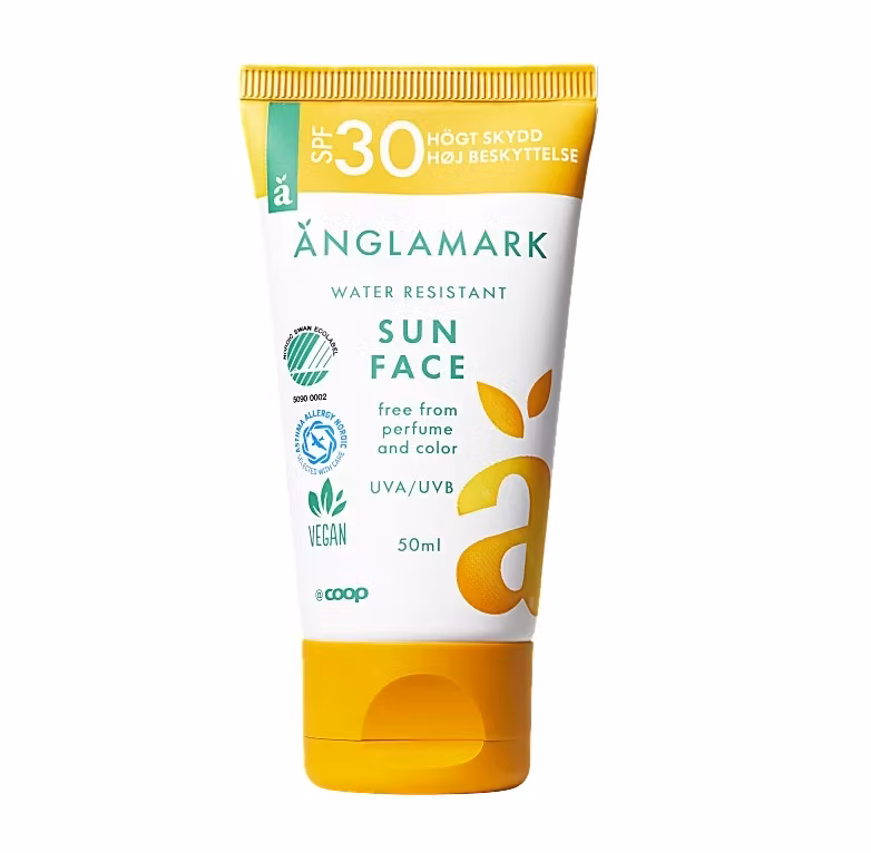 Änglamark Sun Lotion Viso, Senza Profumo - 250 ml