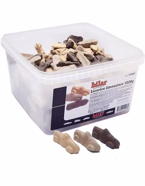 Cloetta Ahlgrens Limusinas De Regaliz, Paquete Grande - 1 kg