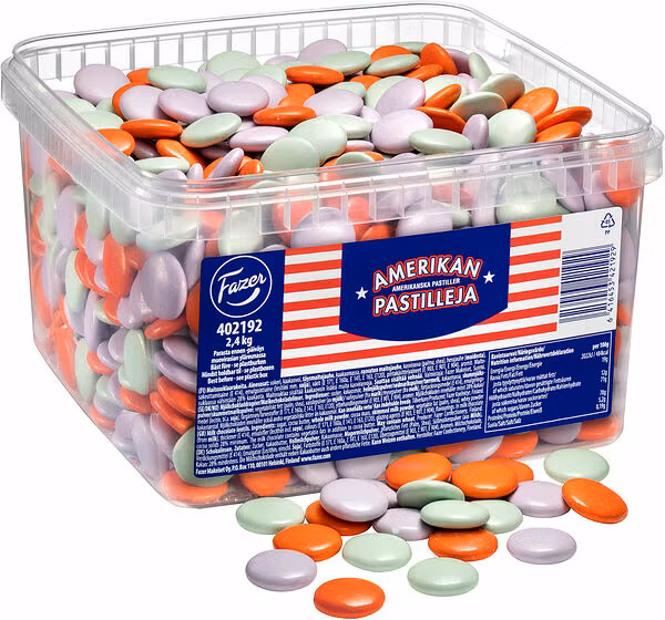 Lentilles américaines Fazer, gros paquet - 2,4 kg
