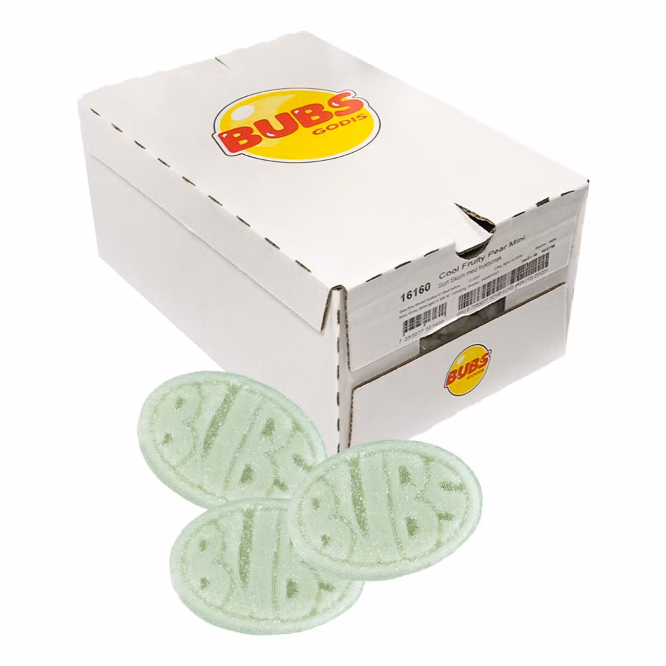 Pera afrutada Bubs Cool, paquete grande - 2,6 kg