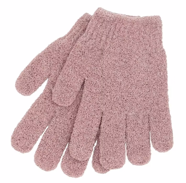 AUSTRE Scrubbing Gloves, Pink - 1 pair