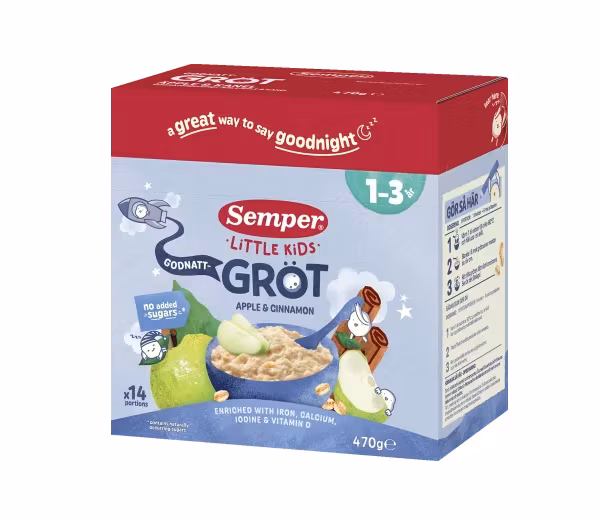 Porridge Semper Good Night Pomme et Cannelle 1-3 ans - 470 grammes