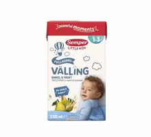 Semper Oat Whole Grain Gruel, Spelt & Fruit, 1 Year Ready-to-drink - 250 ml