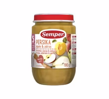 Semper Peach, Apple & Pear Puree, 5 Months - 190 grams