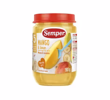 Semper Mango & Banana Puree, 5 Months - 190 grams
