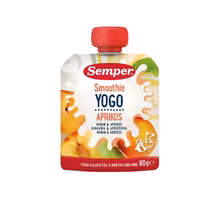 Semper Smoothie Yogo, Apricots 6 Months - 90 grams