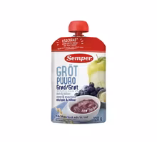 Semper Porridge, Blueberry & Apple 6 Months - 120 grams