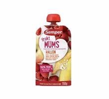 Semper Fruktmums Raspberry 6 Months - 110 grams