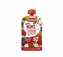 Semper Fruktmums Strawberry 6 Months - 110 grams