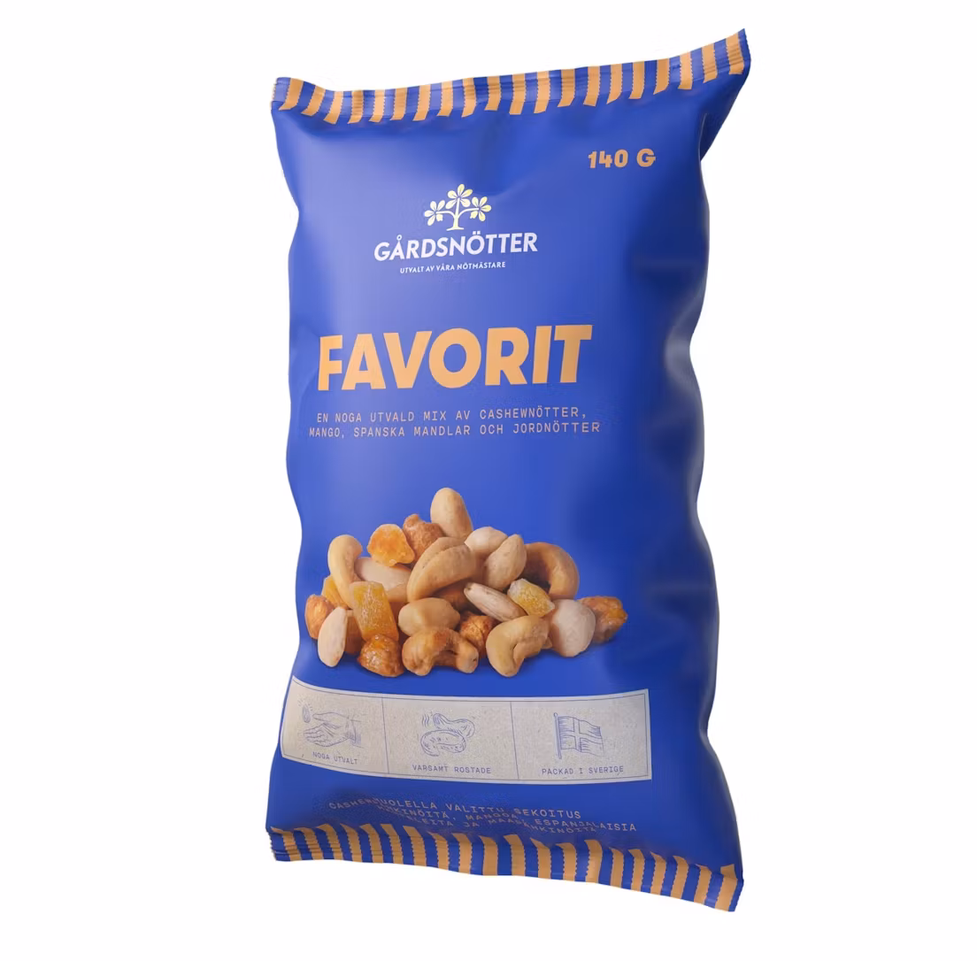 Gårdschips Notenmix, Favoriete Exotische Snack - 140 gram