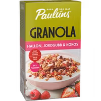 Paulúns Granola Raspberry Strawberry & Coconut - 450 grams