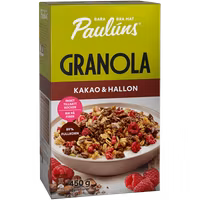 Paulúns Granola Cocoa & Raspberry - 450 grams