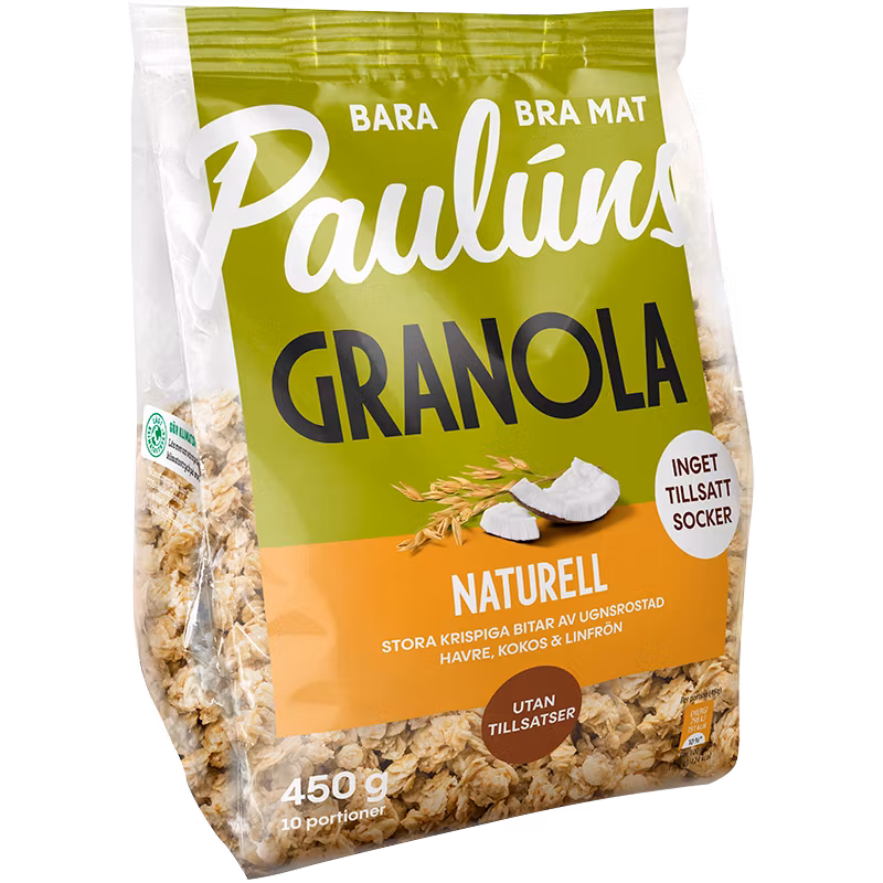 Paulúns Granola Natural - 450 grams