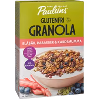Paulúns Gluten-Free Granola Blueberry, Rhubarb, Cardamom & Cinnamon - 350 grams