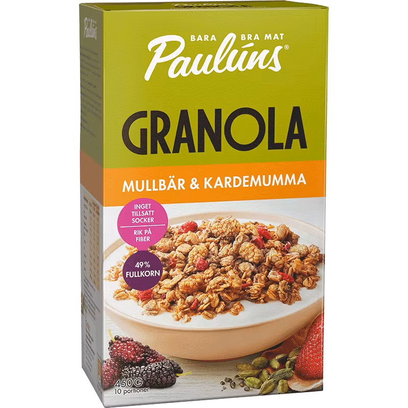 Paulúns Granola Morwa i Kardamon - 450 gramów