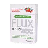 Flux Drops Rhubarb/Strawberry - 30 tablets