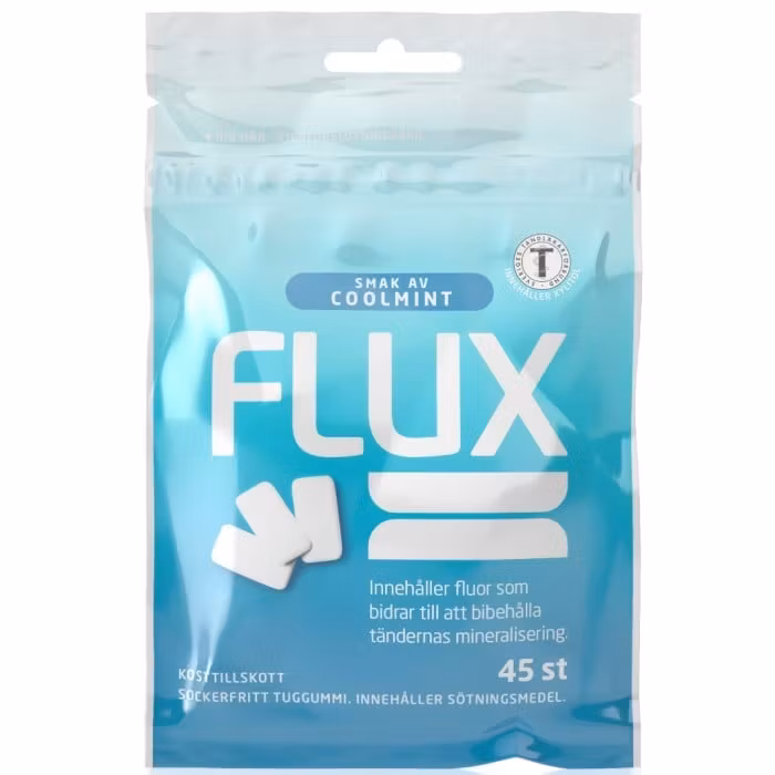 Chicle Flux, sabor menta fresca - 45 unidades